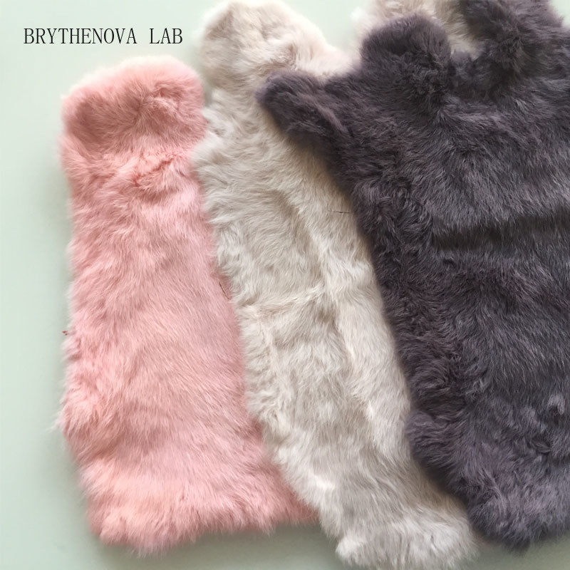 Home Textiles Wholesale - マルチカラーの本物のウサギの毛皮、毛足の長いウサギの毛皮の原皮販売、家の装飾、衣料品アクセサリー、高品質