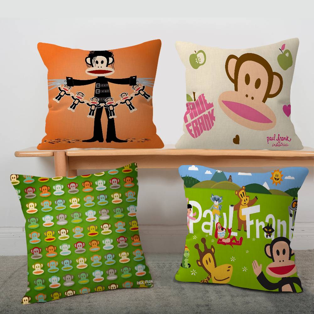Home Textiles Logo - ロゴ P-Pauls F-Frank クッションカバー 枕カバー デコレーション枕カバー
