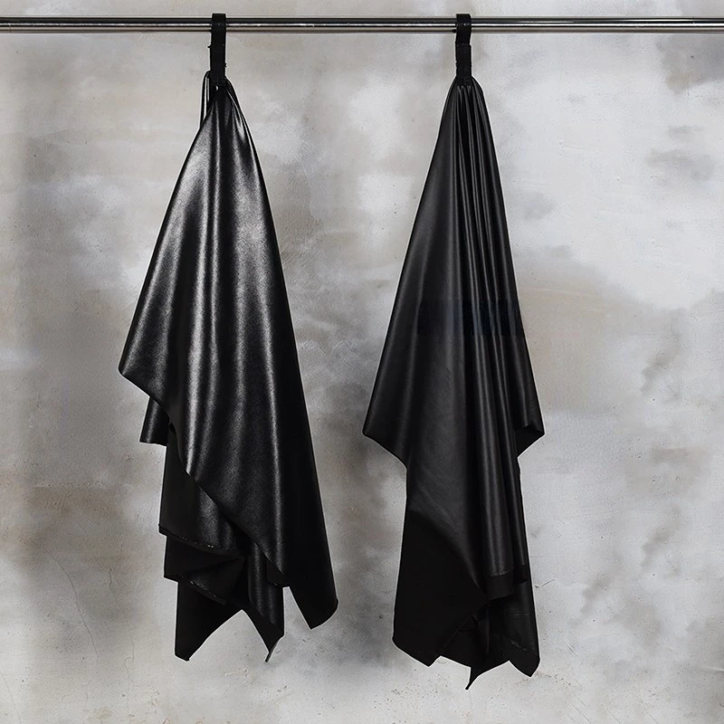 Home Textiles Wholesale - 明るい色の革生地マット高弾性ニットPUレザータイツ卸売布1メートルあたりの価格アパレル縫製DIY素材