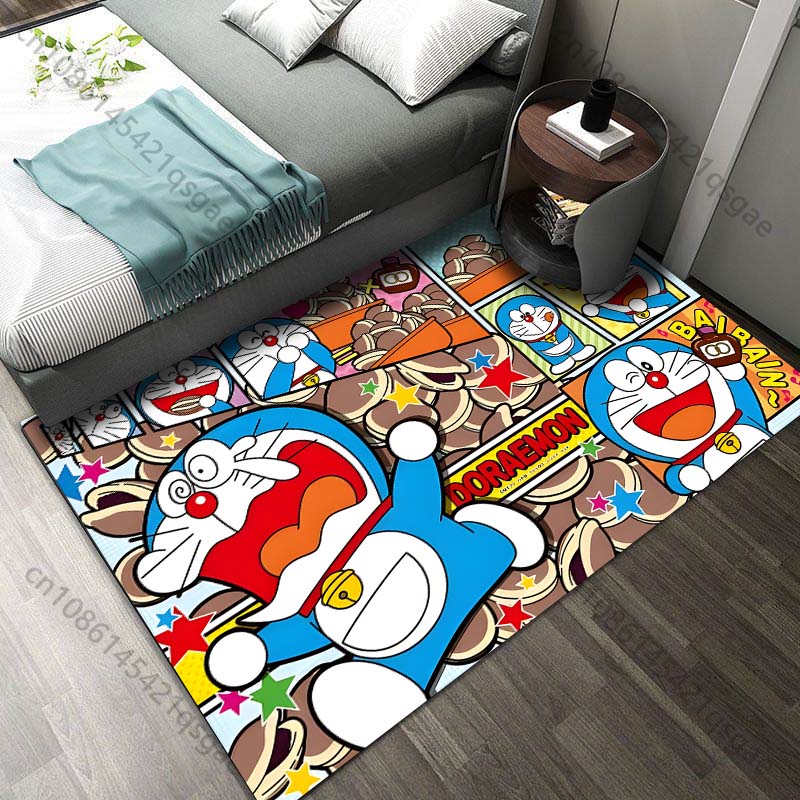 Luxury Home Textiles Usa - 日本 D-ドラえもんと仲間たちプリントカーペット リビングルーム ベッドルーム 子供部屋 ホームデコレーション