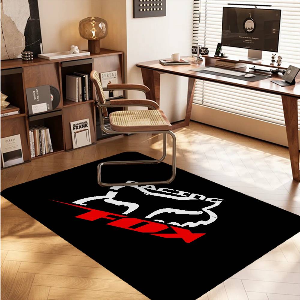 Home Textiles Logo - F-FOX M-オートバイロゴフロアカーペット北欧スタイルホームドアマットバスルームトイレマット寝室ホテル装飾マット