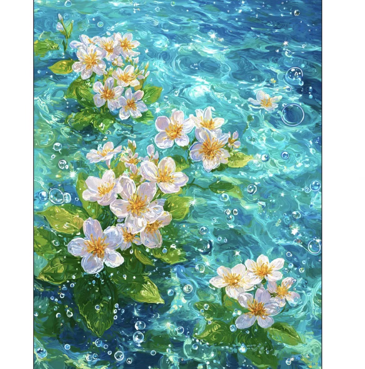 Home Textiles Discount - 花柄の水彩プリントキット、クロスステッチ刺繍、DIY手芸セット、家庭用装飾品、9ct、60x75cm、45色