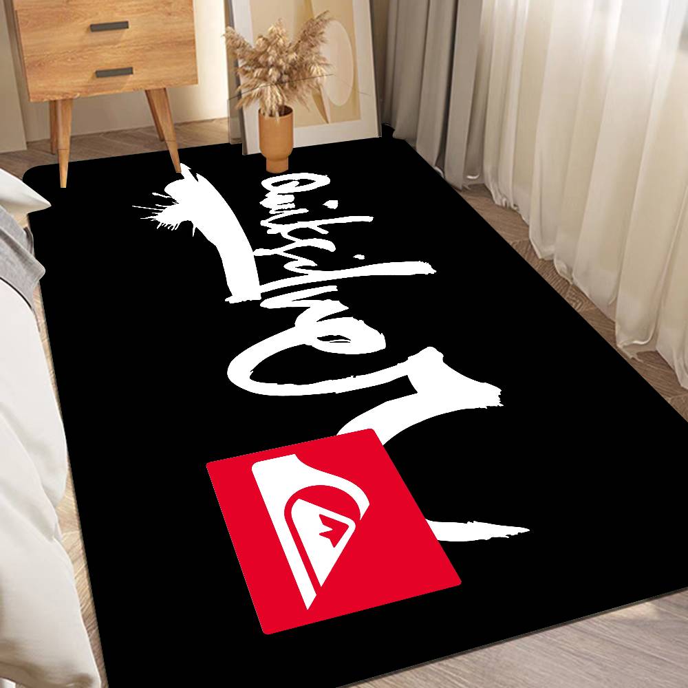 Q-QuiksilverS ロゴフロアカーペット北欧スタイル - Home Textiles Logo のレビューと価格