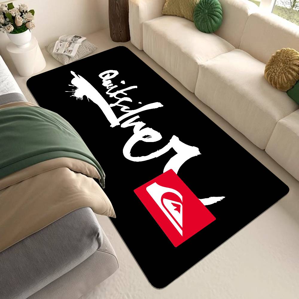 Q-QuiksilverS ロゴフロアカーペット北欧スタイル - Home Textiles Logo のレビューと価格