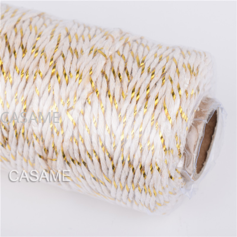 複数のカラフルな糸コード手作り工芸品 DIY ベージュツイス - Home Textiles Today のレビューと価格