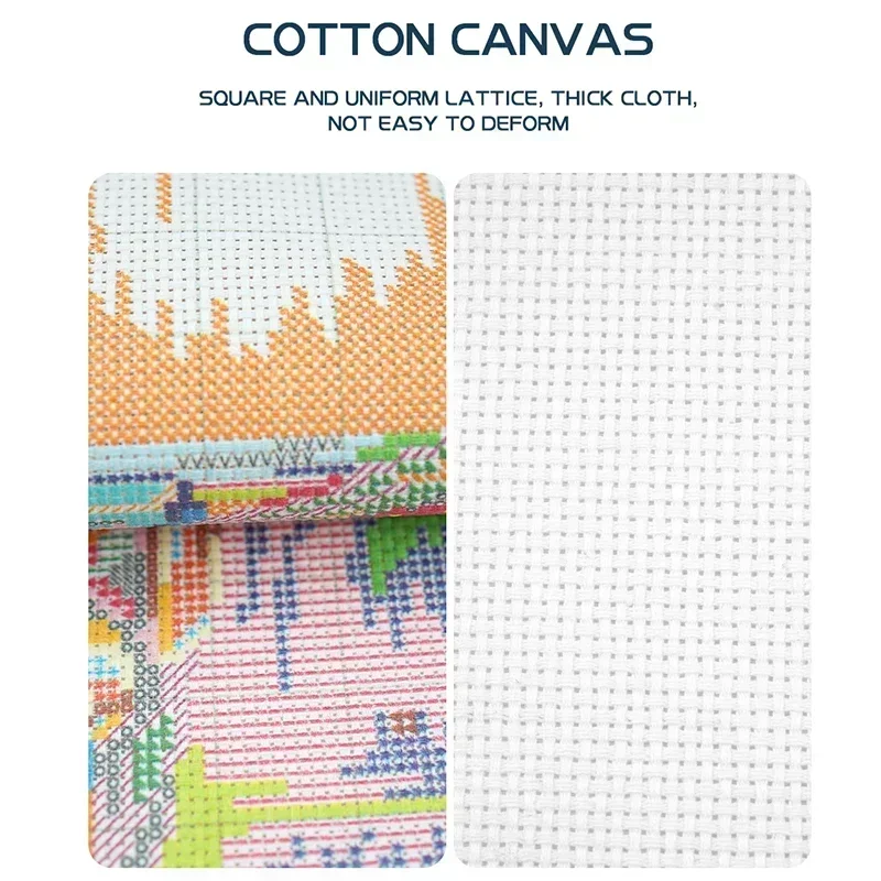 印刷されたカラフルな風船,クロスステッチのセット,白い布,a - Home Textiles Discount のレビューと価格