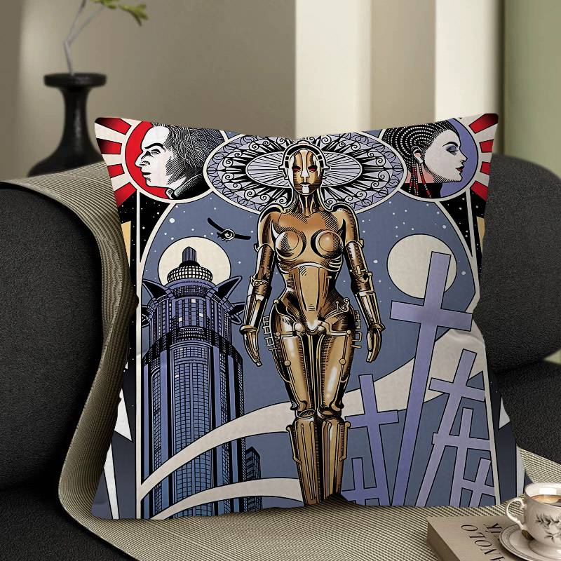 80年代レトロメトロポリスドイツクッションカバー、車用スロー - Home Textiles Germany のレビューと価格