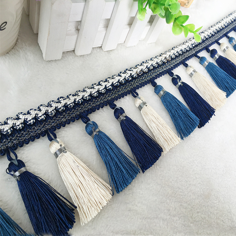 卸売8.5センチメートル幅カーテンレースフリンジトリムトリミ - Home Textiles Wholesale のレビューと価格