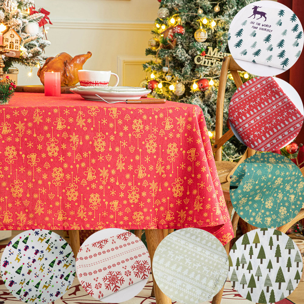 45/90 × 145 センチメートル松雪クリスマス印刷コッ - Home Textiles Importers In Usa のレビューと価格
