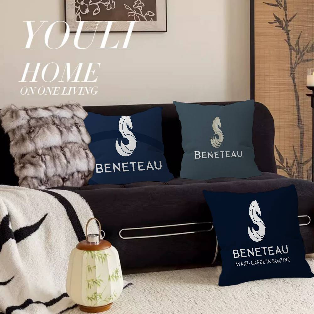 B-BENETEAU ロゴ入りパーソナライズ枕カバー子供の寝 - Home Textiles Logo のレビューと価格