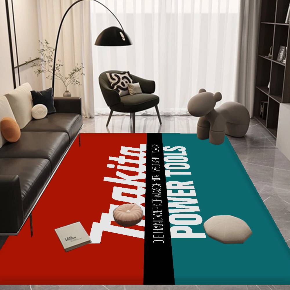マキタスロゴ入り玄関マット 北欧スタイル 寝室 リビングルー - Home Textiles Logo のレビューと価格