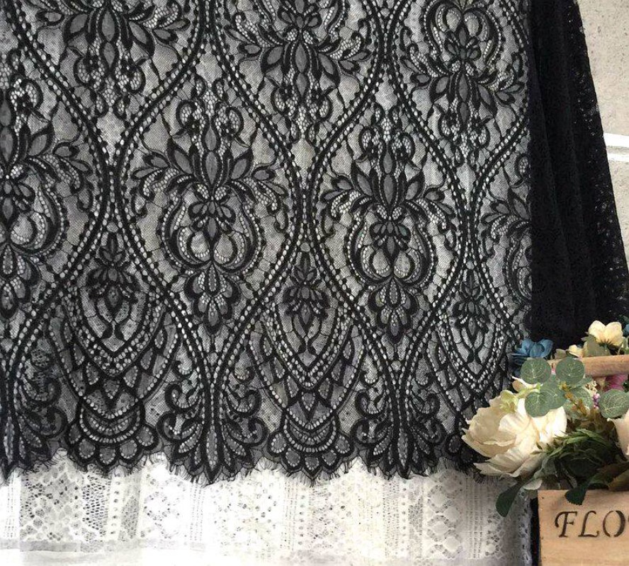 3メートル厚のヨーロピアンスタイルのアイラッシュレースDIY - Home Textiles Importers In Usa のレビューと価格