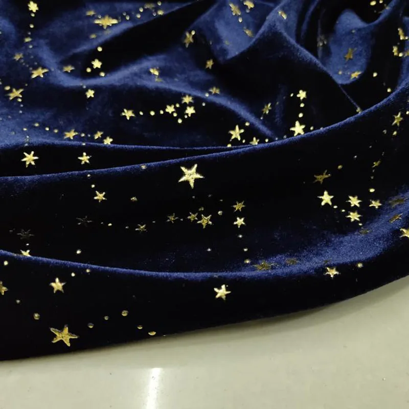 ベルベット生地,エレガント,シルキーゴールドスター,きらめく - Luxury Home Textiles Usa のレビューと価格