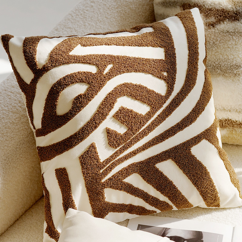 ヴィンテージノルディックスロー枕カバー,45x45cm,クリ - Luxury Home Textiles Usa のレビューと価格