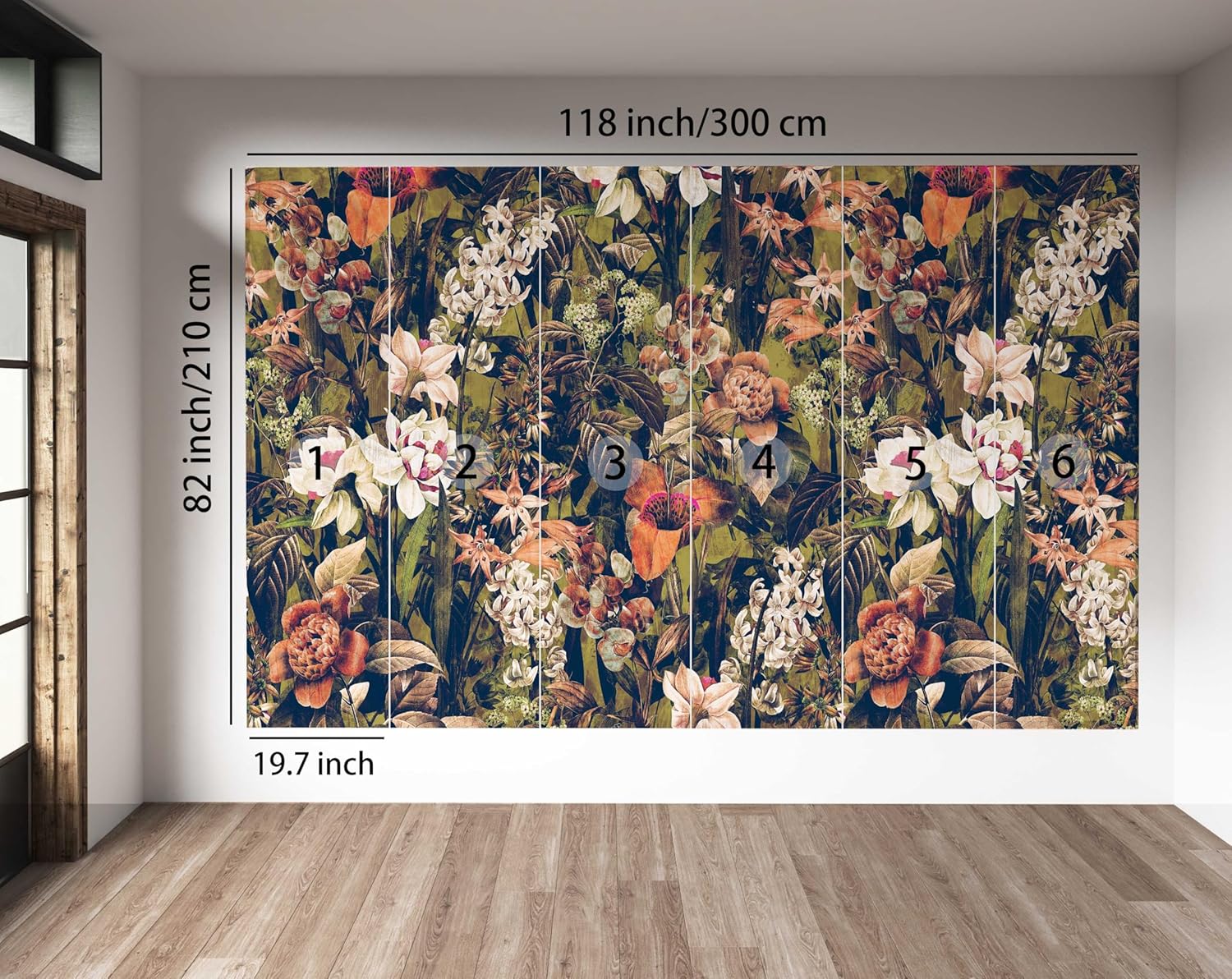 高級花柄タペストリーベッド背景壁掛け生地タペストリープリント - Home Textiles Luxury Curtains のレビューと価格