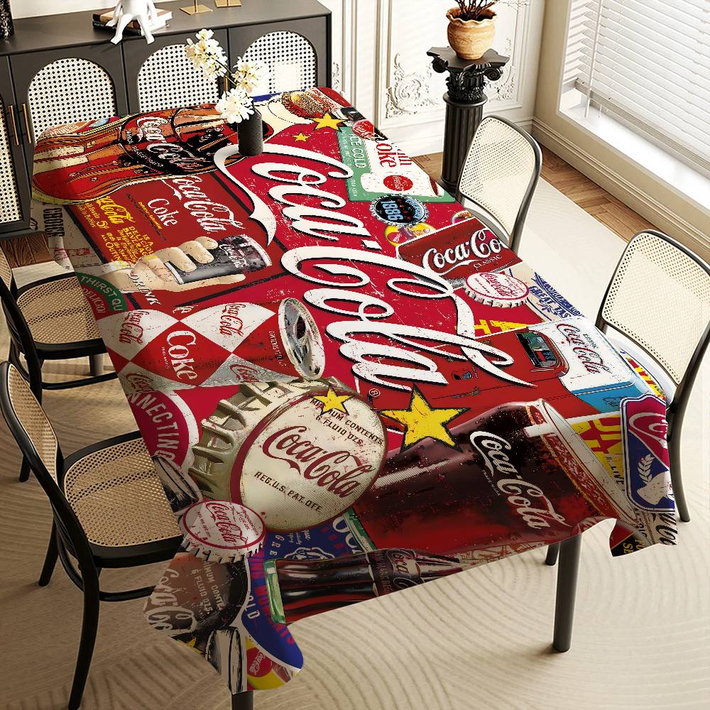 C-COCA ロゴ C-COLAS 長方形テーブルクロス プ - Home Textiles Logo のレビューと価格