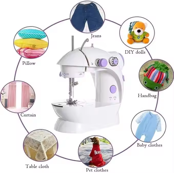 ミニ電動家庭用ミシン工場価格工業用ロックステッチウィッグ革用 - Home Textiles Industry のレビューと価格