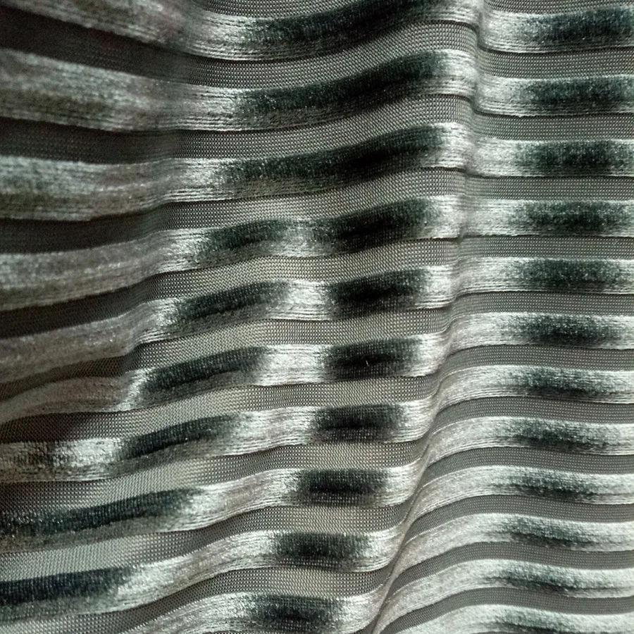 絹のような縞模様のベルベット生地,ドレスや家庭用の豪華な生地 - Home Textiles Luxury Curtains のレビューと価格