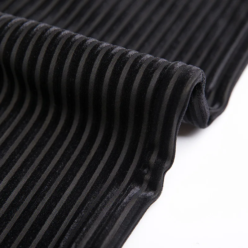 絹のような縞模様のベルベット生地,ドレスや家庭用の豪華な生地 - Home Textiles Luxury Curtains のレビューと価格