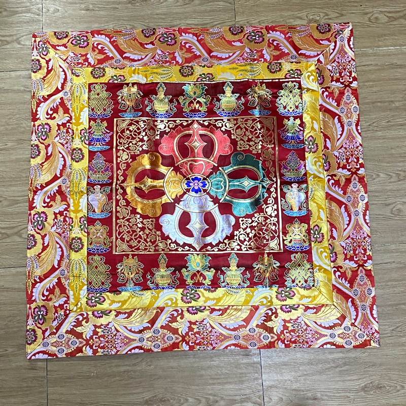 仏教用品卸売 チベット 家庭仏教 寺院 八吉祥金剛刺繍十字金 - Home Textiles Wholesale のレビューと価格