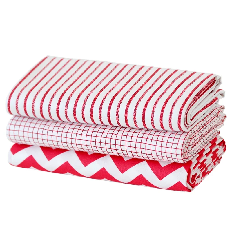 160 × 50 センチメートル赤ストリップ波ツイル綿縫製生 - Home Textiles Discount のレビューと価格
